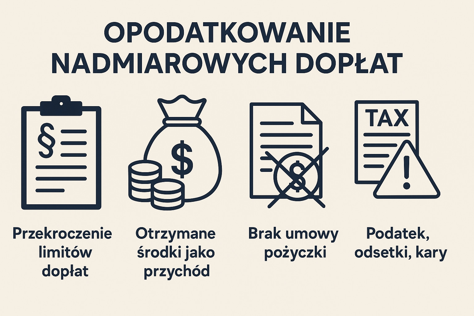 Opodatkowanie nadmiernych dopłat