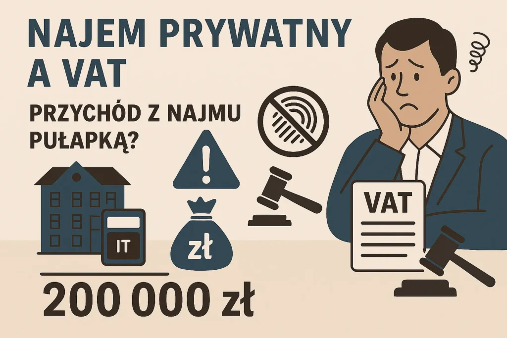 Zwolnienie z VAT najem prywatny – 5 skutków przekroczenia limitu 200 000 zł
